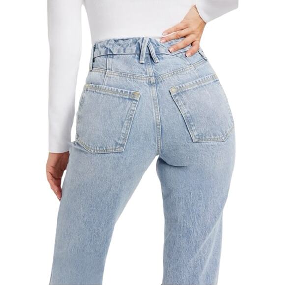 NWT Good American Good 90’s Icon High Waist Relaxed Jeans Size 16 Retail $159 - Picture 6 of 9